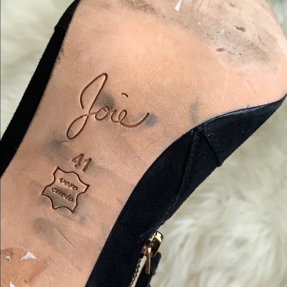 Joie Black Suede Booties - Picture 8 of 12